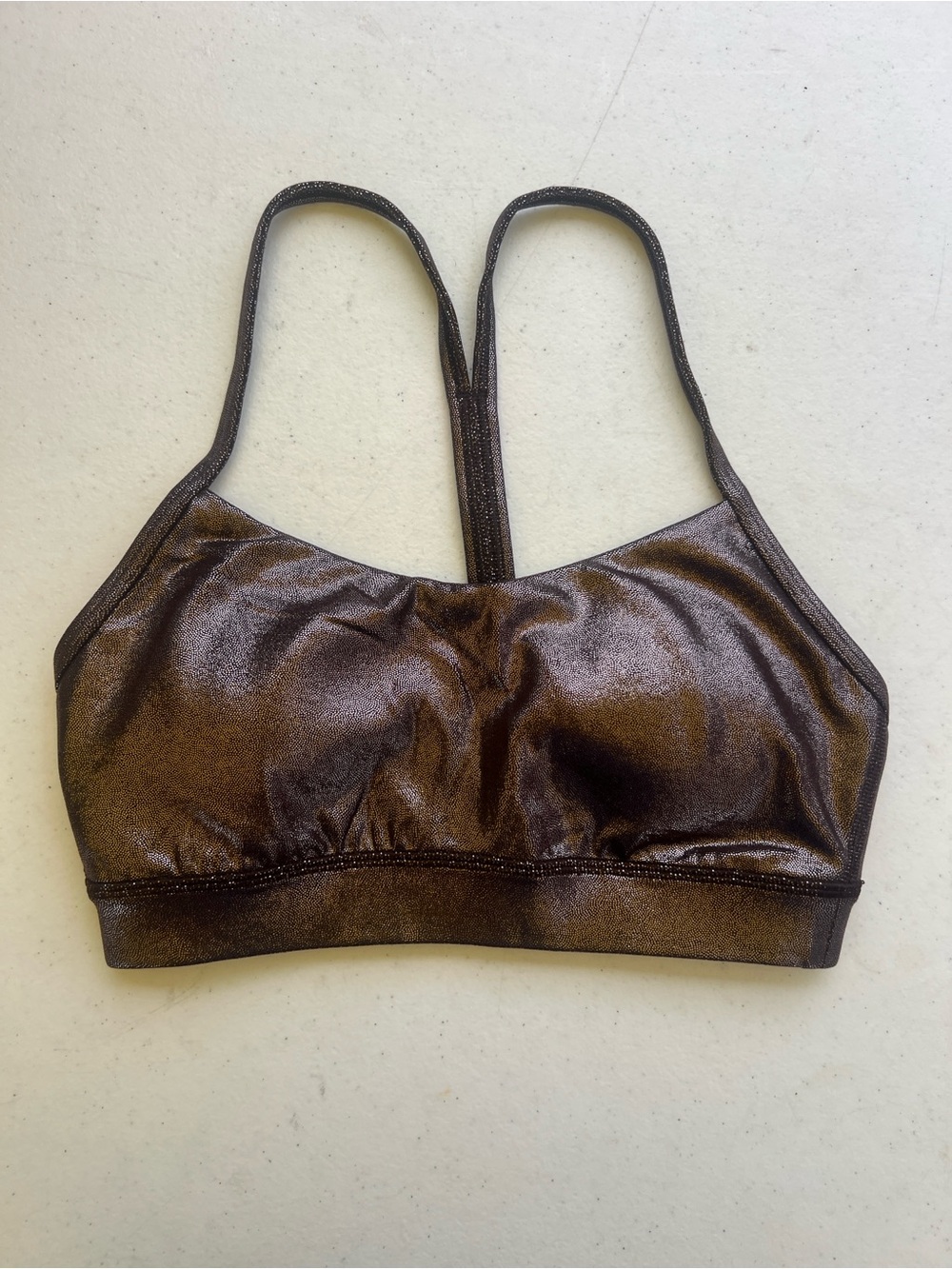 RARE Lululemon LIMITED EDITION Flow Nulu Y Foil Sports Bra 2 - Picture 8 of 9